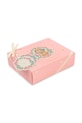 Detský overal a plyšové zvieratko Konges Sløjd COTY PICOT GIFT SET GOTS KS103766.9BYA ružová
