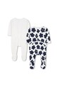 Kenzo Kids pajacyk niemowlęcy bawełniany 2-pack K61251 biały AW25