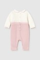 Mayoral Newborn salopetă din bumbac pentru bebeluși 2601.2B.Newborn.9BYA roz AW25