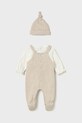 Υπνόσακος και παιδικό καπέλο Mayoral Newborn 2602.2B.Newborn.9BYA μπεζ AW25