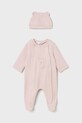 Дитячі повзунки Mayoral Newborn рожевий 2705.2H.Newborn.9BYA