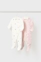 Φόρμες μωρού Mayoral Newborn 2-pack Βρεφικό προϊόν ροζ 2706.2H.Newborn.9BYA