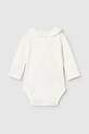 Бебешко боди от памук Mayoral Newborn 2721.2L.Newborn.9BYA бежов AW25
