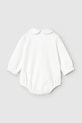 Mayoral Newborn body din bumbac pentru bebeluși 2722.2M.Newborn.9BYA alb AW25
