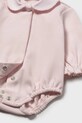 Dziewczynka Mayoral Newborn body bawełniane niemowlęce 2722.2M.Newborn.9BYA różowy