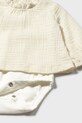 Dziewczynka Mayoral Newborn body niemowlęce 2723.2Q.Newborn.9BYA beżowy