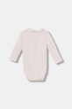 United Colors of Benetton body bawełniane niemowlęce 3I9WAB00R.G.W.seasonal różowy AW25