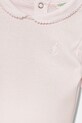 Dziewczynka United Colors of Benetton body bawełniane niemowlęce 3I9WAB00R.G.W.seasonal różowy