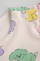 Dievča Detské bavlnené body Coccodrillo ZC5112105HGN viacfarebná