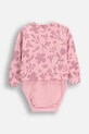 Coccodrillo body i bluza niemowlęca ZC5112102TGN różowy AW25