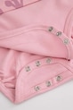 Coccodrillo body e felpa per neonati rosa ZC5112102TGN