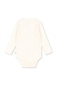 Konges Sløjd body bawełniane niemowlęce MINNIE BODY GOTS KS104373.9BYA beżowy AW25