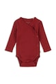 Konges Sløjd body bawełniane niemowlęce MINNIE NEWBORN BODY GOTS Produkt niemowlęcy czerwony KS104377.9BYA