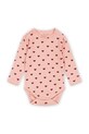 Konges Sløjd body bawełniane niemowlęce MINNIE BODY GOTS Produkt niemowlęcy różowy KS3013.9BYA