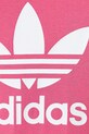 adidas Originals rampers bawełniany niemowlęcy różowy JY1134