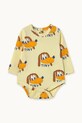 Tinycottons body bawełniane niemowlęce DOGS BODY Produkt niemowlęcy beżowy AW25.199