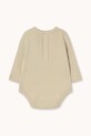 Tinycottons body niemowlęce CHERRY GRAPHIC RIB BODY AW25.330 beżowy AW25