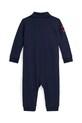Βρεφική βαμβακερή ρόμπα Polo Ralph Lauren 320980895001 σκούρο μπλε AW25