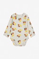 Body pre bábätká Bobo Choses Choo Choo 225AB026 sivá AW25