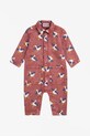 Bobo Choses kombinezon bawełniany niemowlęcy La Oca 225AB094 różowy AW25