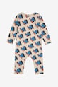 Bobo Choses gyerek kezeslábas Doggy Mate 225AB095 bézs AW25
