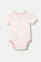 Puma body bawełniane niemowlęce MINICATS Newborn 2-Pack Graphic Bodysuit Set INF 2-pack 689736 różowy