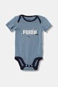 Puma body bawełniane niemowlęce MINICATS Newborn 2-Pack Graphic Bodysuit Set INF 2-pack niebieski 689736