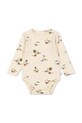 Konges Sløjd body niemowlęce BASIC LS BODY GOTS Produkt niemowlęcy beżowy KS103702.9BYA