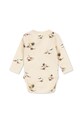 Konges Sløjd body niemowlęce BASIC LS NEWBORN BODY GOTS KS103703.9BYA beżowy AW25