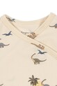 Chłopiec Konges Sløjd body niemowlęce BASIC LS NEWBORN BODY GOTS KS103703.9BYA beżowy