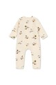 Konges Sløjd rampers niemowlęcy BASIC NEWBORN ONESIE GOTS KS103704.9BYA beżowy AW25