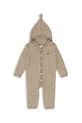 Konges Sløjd pajacyk niemowlęcy MATTOU KNIT ONESIE KS103904.9BYA brązowy AW25