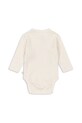 Konges Sløjd body bawełniane niemowlęce MINNIE NEWBORN BODY GOTS KS103919.9BYA beżowy AW25