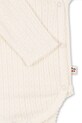 Konges Sløjd body bawełniane niemowlęce MINNIE NEWBORN BODY GOTS beżowy KS103919.9BYA