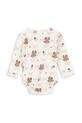 Βαμβακερά φορμάκια για μωρά Konges Sløjd MINNIE NEWBORN BODY GOTS KS103919.9BYA μπεζ AW25