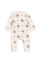 Αγορίστικα Βρεφική βαμβακερή ρόμπα Konges Sløjd MINNIE NEWBORN ONESIE GOTS KS103920.9BYA μπεζ