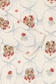 Konges Sløjd pajacyk niemowlęcy bawełniany MINNIE ONESIE GOTS beżowy KS103921.9BYA