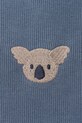 Donsje pajacyk niemowlęcy bawełniany Phlyn Onesie Koalas 3039201 niebieski