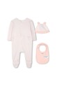 Kenzo Kids pajacyk niemowlęcy K61249 różowy AW25