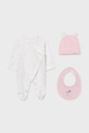 Дитячі бавовняні повзунки Mayoral Newborn Для немовлят рожевий 9979.1A.Newborn.9BYA