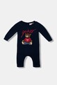 Guess pajacyk niemowlęcy bawełniany Gift Box granatowy H5BW05.Z3KZ1.9BYA