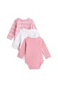 Tommy Hilfiger spodnie dziecięce z bawełną 3-pack KN0KN02076.9BYA różowy AW25