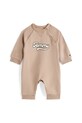 Tommy Hilfiger pajacyk niemowlęcy Produkt niemowlęcy brązowy KN0KN02095.9BYA