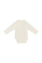 Chłopiec Donsje body bawełniane niemowlęce Polau Bodysuit Gingerbread 3042501 beżowy