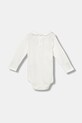 United Colors of Benetton body bawełniane niemowlęce 3I9WAB00R.W.seasonal biały AW25