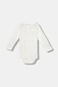 Bombažen body za dojenčka United Colors of Benetton 3I9WAB00R.W.seasonal bela AW25