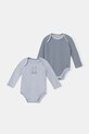 Body pre bábätká United Colors of Benetton 2-pak Pre bábätká modrá 3DKAAB00S.W.seasonal