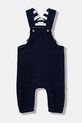 United Colors of Benetton salopetă din bumbac pentru bebeluși Produs pentru bebe bleumarin 3IDMAT014.W.seasonal