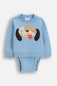 Coccodrillo body i bluza niemowlęca Produkt niemowlęcy niebieski ZC5112103BBN