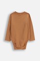 Coccodrillo body niemowlęce z bawełną ZC5112102FBN brązowy AW25